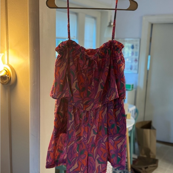 Pink Lily Pants - Pink Lily Multicolor Ruffled Dress